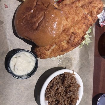 J.B. Steele's - Catfish Sandwich -I am telling you that this is the best catfish sandwich I have ever had! - American Near Me - Lexington, Kentucky