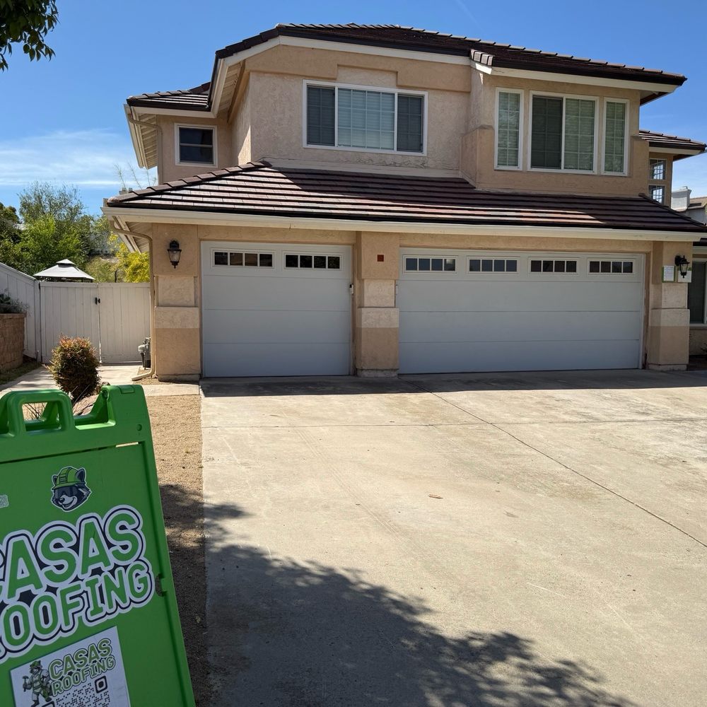 Casas Roof - Front of home with new roof! Thanks Casas Roofing - Roofing Near Me - Chula vista, California Casas Roof - Front of home with new roof! Thanks Casas Roofing - Roofing Near Me - Chula vista, California
