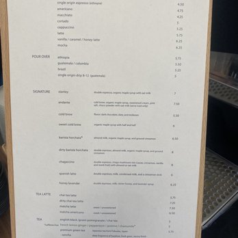 Andante Coffee Roaster - Menu - Coffee & Tea Near Me - Los Angeles, California Andante Coffee Roaster - Menu - Coffee & Tea Near Me - Los Angeles, California