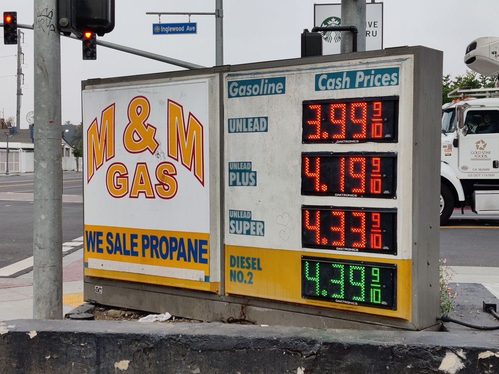 M & M GAS STATION Updated August 2024 1244 S Inglewood Ave