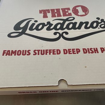 Giordano's - The box for proof - Pizza Near Me - Chicago, Illinois