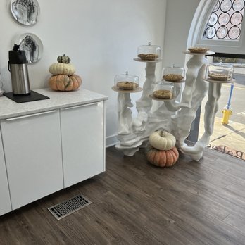 Goodman Bakes - a white kitchen with pumpkins on the counter - Bakeries Near Me - Rochester, New York Goodman Bakes - a white kitchen with pumpkins on the counter - Bakeries Near Me - Rochester, New York