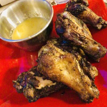 Cedar Room - Jamaican jerk dry rub chicken wings (minus a few wings that flew into my mouth before I could snap pic) - Cocktail Bars Near Me - Campbell, California Cedar Room - Jamaican jerk dry rub chicken wings (minus a few wings that flew into my mouth before I could snap pic) - Cocktail Bars Near Me - Campbell, California