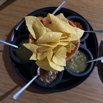 El Rancho - Chips & Salsa Flight - Mexican Near Me - Omaha, Nebraska El Rancho - Chips & Salsa Flight - Mexican Near Me - Omaha, Nebraska