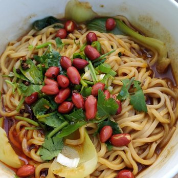 Nine Dumplings - Dan dan noodles. Dip them in the drooling chicken chili  sauce :) - Chinese Near Me - Vancouver, British Columbia