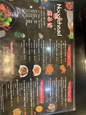 Menu photo 5 Noodlehead Las Vegas, NV