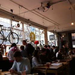Look Mum No Hands! - In the cafe