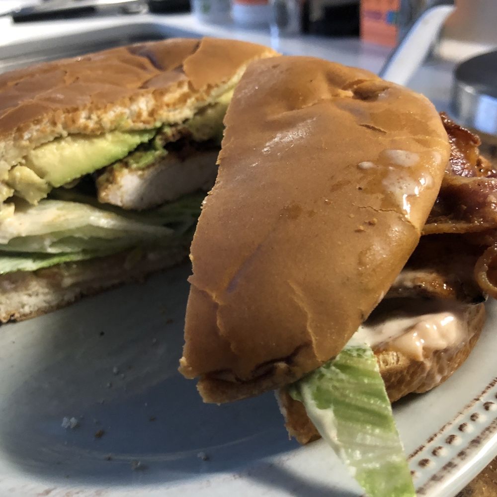 Fantastic Cafe - Delicious charbroiled chicken sandwich!  Huge! - Cafes Near Me - Westminster, California