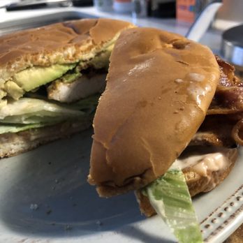 Fantastic Cafe - Delicious charbroiled chicken sandwich!  Huge! - Cafes Near Me - Westminster, California