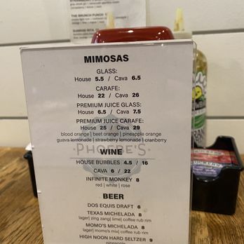Phoebe's Diner - Drinks menu - Breakfast & Brunch Near Me - Austin, Texas Phoebe's Diner - Drinks menu - Breakfast & Brunch Near Me - Austin, Texas
