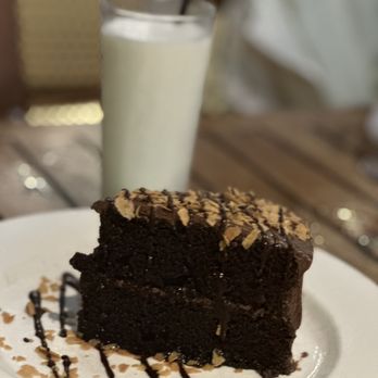 Doc B's Restaurant + Bar - Double chocolate cake with a free glass of milk! - Bars Near Me - Tampa, Florida
