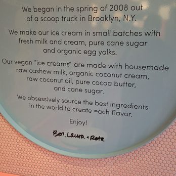 Van Leeuwen Ice Cream - Park Slope - More ambiance, a welcome message.. - Ice Cream & Frozen Yogurt Near Me - Brooklyn, New York Van Leeuwen Ice Cream - Park Slope - More ambiance, a welcome message.. - Ice Cream & Frozen Yogurt Near Me - Brooklyn, New York