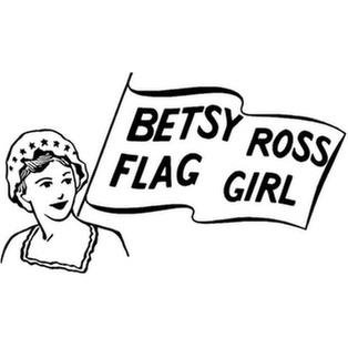 Betsy Ross Flag Girl Logo