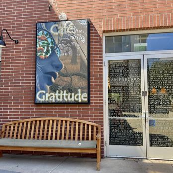 Cafe Gratitude - Front door - Vegan Near Me - Venice, California