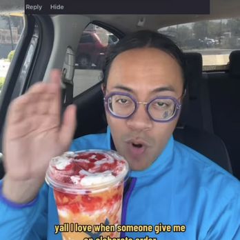 Dutch Bros Coffee - This is the drink I ordered, something I saw on IG and it made me curious to try! - Juice Bars & Smoothies Near Me - Roseville, California Dutch Bros Coffee - This is the drink I ordered, something I saw on IG and it made me curious to try! - Juice Bars & Smoothies Near Me - Roseville, California