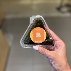 Niku Miso Onigiri (~$6 CAD)