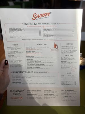 Menu photo 3 Snooze, an A.M. Eatery Tustin, CA Menu photo 3 Snooze, an A.M. Eatery Tustin, CA