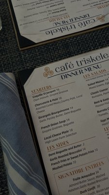 Menu photo 2 Cafe Triskele Lee, MA