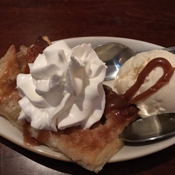 County Fare - Warm apple strudel with eggnog ice cream was a sweet ending to a good meal! - New American Near Me - Wappingers Falls, New York