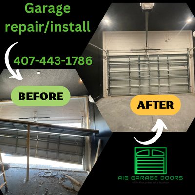 Garage Door Repairs - Need a last minute repair? Call us today, your satisfaction is guaranteed with AIG Garage Doors. No repair is too big or small!