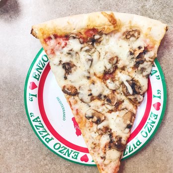 Enzo Pizza - Slice of mushroom pizza. - Pizza Near Me - Indianapolis, Indiana Enzo Pizza - Slice of mushroom pizza. - Pizza Near Me - Indianapolis, Indiana