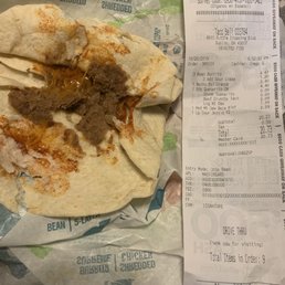 Sorry you said there was sour cream but clearly there is not. To go orders are just as important as dine in orders. Sorry you said there was sour cream but clearly there is not. To go orders are just as important as dine in orders.