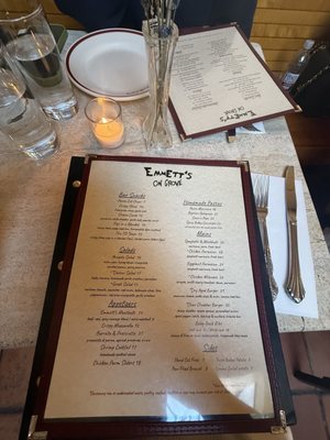 Menu photo 1 Emmett's On Grove New York, NY