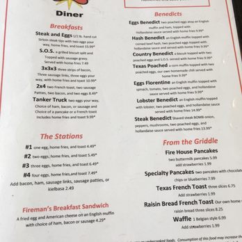 Third Alarm Diner - Menu - Diners Near Me - Sanford, Maine