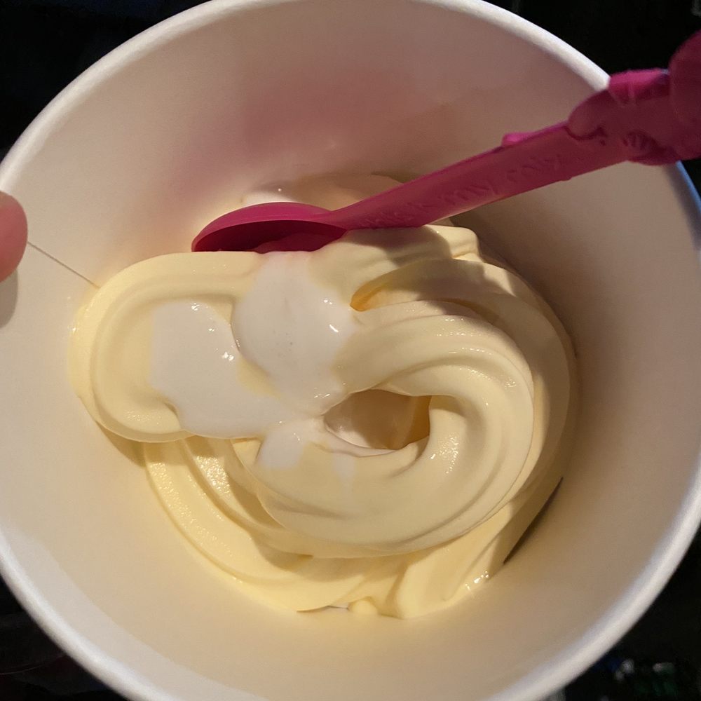 Menchie's Lake Orion - a bowl of whipped cream - Ice Cream & Frozen Yogurt Near Me - Orion Township, Michigan