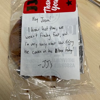 Jimmy John's - a donut wrapped in plastic - Sandwiches Near Me - Belton, Texas