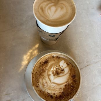 Dolce Morso Cafe - Latte and Biscoff Latte (Hot) - Cafes Near Me - Fairfax, Virginia Dolce Morso Cafe - Latte and Biscoff Latte (Hot) - Cafes Near Me - Fairfax, Virginia