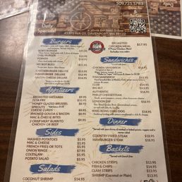 Lunch/ Dinner menu Lunch/ Dinner menu