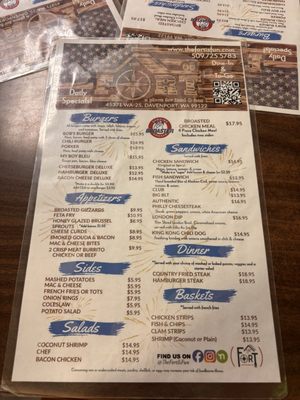 Menu photo 4 Fort Spokane Store & Restaurant Davenport, WA Menu photo 4 Fort Spokane Store & Restaurant Davenport, WA