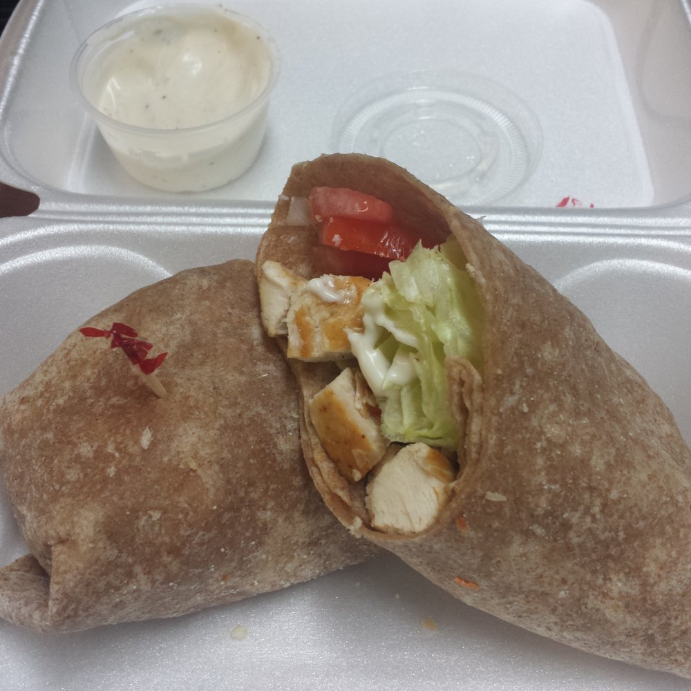 Wheat chicken wrap Wheat chicken wrap