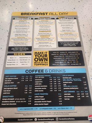 Menu photo 3 Dandee Donut Factory Margate, FL