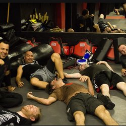 Krav Maga Xtreme - After a Level 2 test!  They all passed, so worth the hard work.