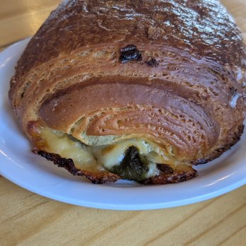 Flying Roadrunner Bakery - Green chili and Gouda croissant - Coffee & Tea Near Me - Albuquerque, New Mexico