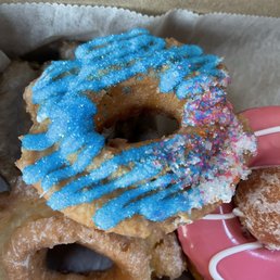 Vegan mermaid donuts Vegan mermaid donuts
