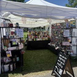 Breaux Bridge Crawfish Festival - ABearCreations setup