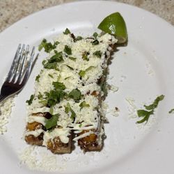 Elotes Riblets. (Portion was larger but we couldn't resist before I took the picture)