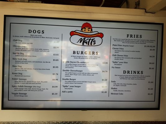 Menu photo 4 Matt's Famous Chili Dogs Seattle, WA Menu photo 4 Matt's Famous Chili Dogs Seattle, WA