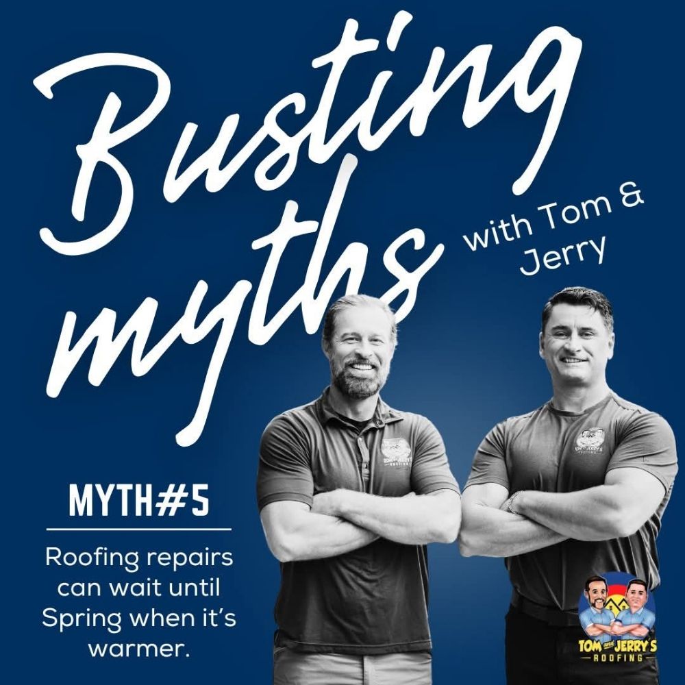 Slide of Tom and Jerry's Roofing