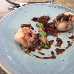 Church Green - Scallops! Absolutely delicious.