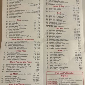 Foo Luck - chinese menu - Chinese Near Me - Commack, New York Foo Luck - chinese menu - Chinese Near Me - Commack, New York