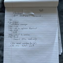 These are the notes I took while in the store working on resolving this issue. These are the notes I took while in the store working on resolving this issue.