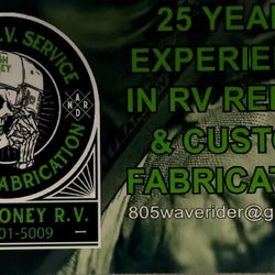 Mobile RV Service & Custom Fabrication - Business card