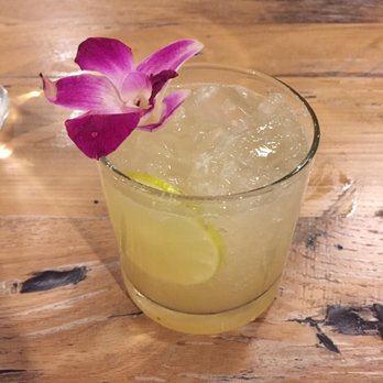 Watershed Kitchen & Bar - Mai Tai with edible orchid. So beautiful & tasty!! - Cocktail Bars Near Me - Columbus, Ohio Watershed Kitchen & Bar - Mai Tai with edible orchid. So beautiful & tasty!! - Cocktail Bars Near Me - Columbus, Ohio