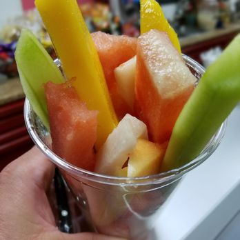 JB Ice Cream - Fruit cup large $6, opt for non spicy for kids. - Ice Cream & Frozen Yogurt Near Me - Sacramento, California JB Ice Cream - Fruit cup large $6, opt for non spicy for kids. - Ice Cream & Frozen Yogurt Near Me - Sacramento, California