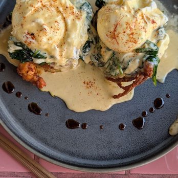 Roka Hula - Crab Cake Benedict - Tiki Bars Near Me - Delray Beach, Florida Roka Hula - Crab Cake Benedict - Tiki Bars Near Me - Delray Beach, Florida