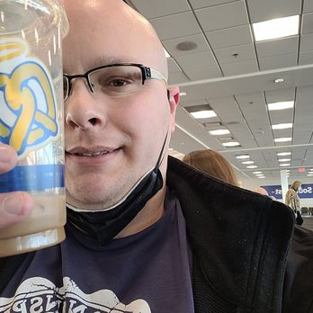 Auntie Anne's Pretzels - Delicious iced coffee from Auntie Anne's in January 2022 - Pretzels Near Me - Baltimore, Maryland